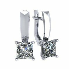 Серьги The Jeweller, серебро, 925 проба, фианит