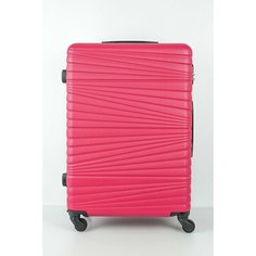 Чемодан , 92 л, размер L, малиновый Chemodan 360