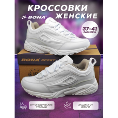 Кроссовки Bona спорт, полнота 6 (RU)/ на среднюю стопу, размер 37, белый