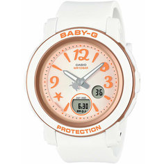 Наручные часы CASIO Baby-G, оранжевый, белый, серый