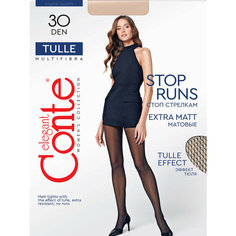 Колготки Conte TULLE, 30 den, размер 2/S, Natural=Телесный