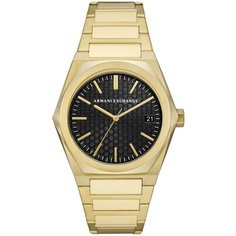 Наручные часы Armani Exchange Geraldo, черный/желтый
