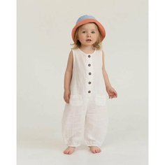 Комбинезон Loomknits, размер 74, молочный