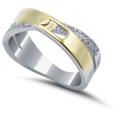 Кольцо Silver WINGS, серебро, 925 проба, фианит, размер 18