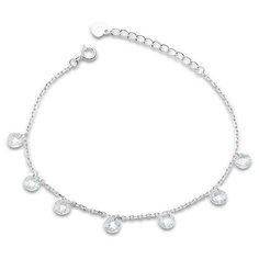 Браслет Silver WINGS, серебро, 925 проба, фианит