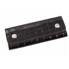 Ключница Croco, под рептилию, 6 шт., коричневый