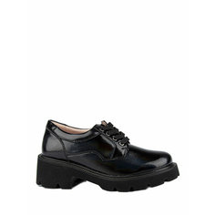 Полуботинки Kapika, размер 35, черный лак