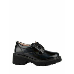 Полуботинки Kapika, размер 37, черный лак