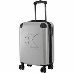 Чемодан CALVIN KLEIN, 33 л, серый