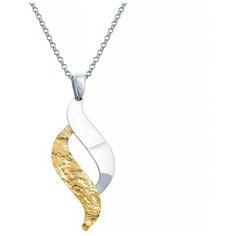 Подвеска ELEMENT47, серебро, 925 проба, родирование, золочение, золотистый, серебристый