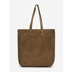 Сумка тоут LOKIS, фактура бархатистая, brown
