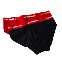 Трусы Charles Jeffrey Loverboy, комплект из 2 шт., размер XL, красный/черный