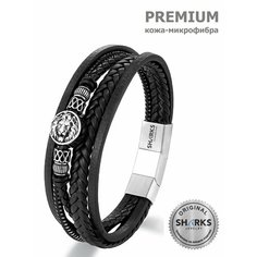 Браслет Sharks Jewelry, металл, 1 шт., размер 22 см, размер L