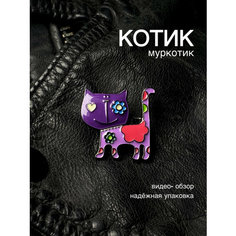 Брошь, кристалл, стразы, мультиколор Queen PIN