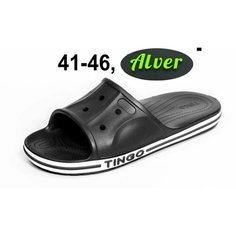 Шлепанцы , размер 46, черный Alver