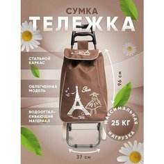 Сумка-тележка , 32х96, ручная кладь, коричневый Way Shop