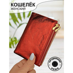 Кошелек Albatross, фактура гладкая, красный