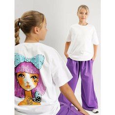 Футболка Соль&Перец, размер 152, белый