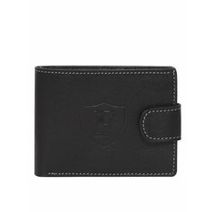 Кошелек Forte, фактура гладкая, черный