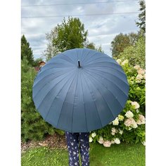 Зонт-трость , темно-синий Нет бренда