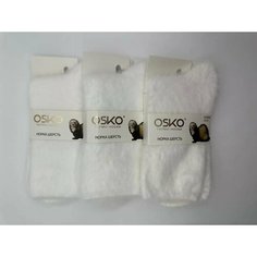 Носки OSKO, комплект, 3 пары, размер 37-41, белый