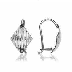 Серьги The Jeweller, серебро, 925 проба