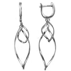 Серьги The Jeweller, серебро, 925 проба, родирование, , серебристый