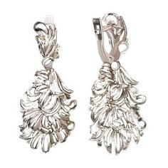 Серьги с подвесками The Jeweller, серебро, 925 проба, родирование, , серебристый
