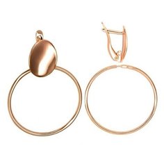 Серьги с подвесками The Jeweller, серебро, 925 проба, золочение, , золотистый