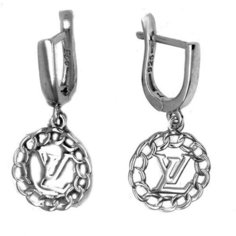 Серьги с подвесками The Jeweller, серебро, 925 проба, родирование, , серебристый