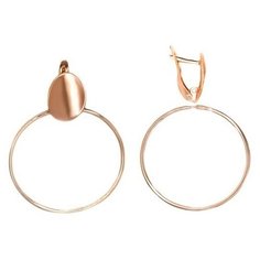 Серьги с подвесками The Jeweller, серебро, 925 проба, золочение, , золотистый