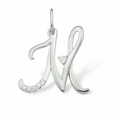 Подвеска The Jeweller, серебро, 925 проба, фианит