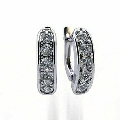 Серьги The Jeweller, серебро, 925 проба, фианит