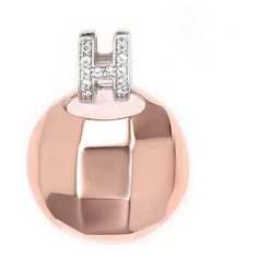 Подвеска The Jeweller, красное золото, 585 проба, фианит, золотистый