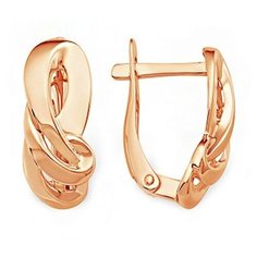 Серьги The Jeweller, красное золото, 585 проба, , золотистый