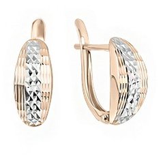 Серьги The Jeweller, красное золото, 585 проба, , золотистый