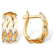 Серьги The Jeweller, красное золото, 585 проба, , золотистый