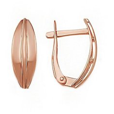 Серьги The Jeweller, красное золото, 585 проба, , золотистый