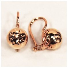 Серьги The Jeweller, красное золото, 585 проба, , золотистый