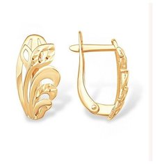 Серьги The Jeweller, красное золото, 585 проба, , золотистый