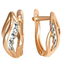 Серьги The Jeweller, красное золото, 585 проба, , золотистый