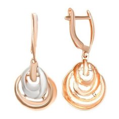 Серьги The Jeweller, красное золото, 585 проба, , золотистый