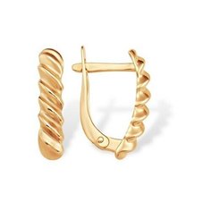 Серьги The Jeweller, красное золото, 585 проба, , золотистый