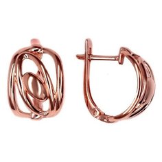 Серьги The Jeweller, красное золото, 585 проба, , золотистый