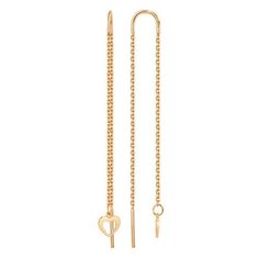 Серьги The Jeweller, красное золото, 585 проба, , золотистый