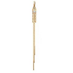 Подвеска The Jeweller, красное золото, 585 проба, фианит, золотистый