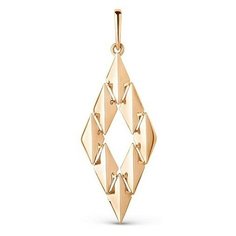 Подвеска The Jeweller, красное золото, 585 проба, золотистый