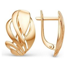 Серьги The Jeweller, красное золото, 585 проба, , золотистый