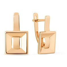 Серьги The Jeweller, красное золото, 585 проба, , золотистый