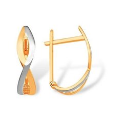 Серьги The Jeweller, красное золото, 585 проба, , золотистый